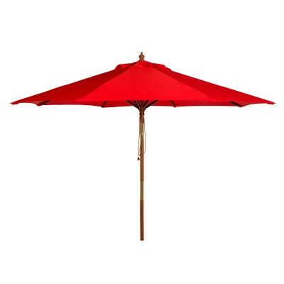 Safavieh Cannes 9' Wooden Outdoor Umbrella, Multiple Colors   563068490